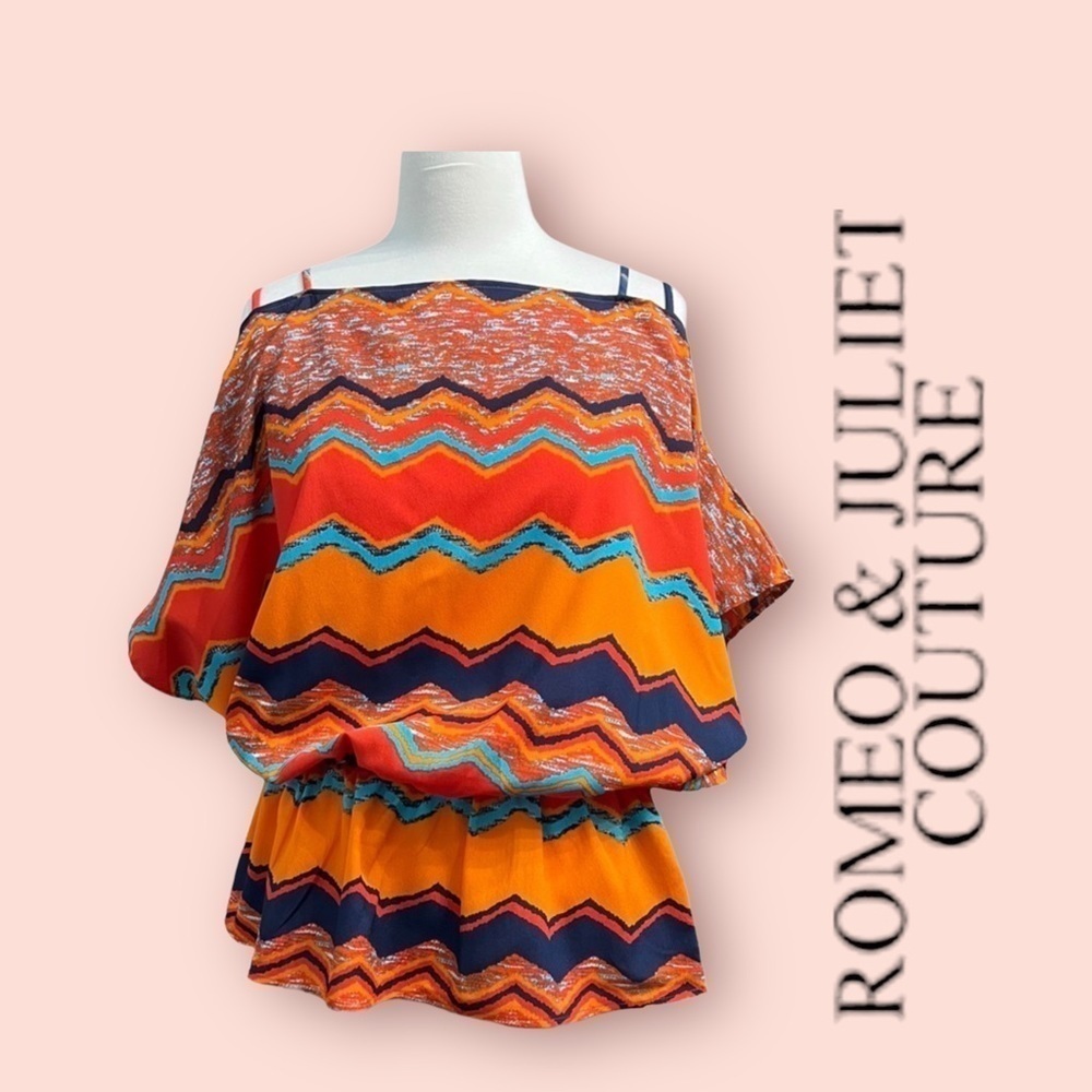 Romeo and Juliet NWOT women’s PEPLUM top size M